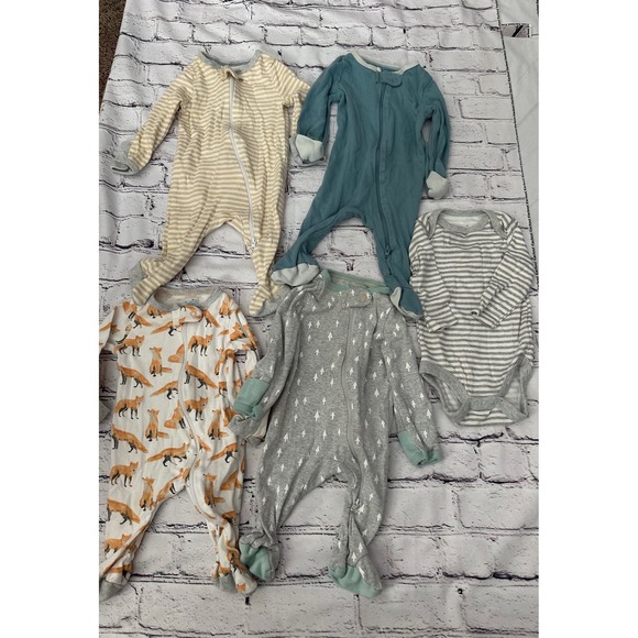 Carter's Other - cloud island‎ sleepers 0-3 month lot of 5